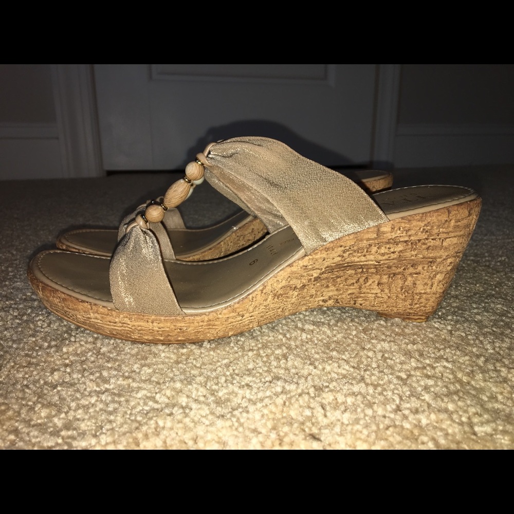 Beige Wedges